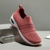 Women Comfortable Mesh Round Toe Walking Casual Non  Slip Running Fashion Sports Shoes