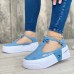 Large Size Women Casual Fashion Hasp Comfy Platform Sneakers