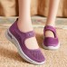 Women Breathable Comfy Mesh Hook Loop Casual Walking Shoes