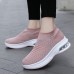 Women Casual Comfortable Striped Knitted Sports Running Shoes