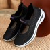 Women Breathable Comfy Mesh Hook Loop Casual Walking Shoes