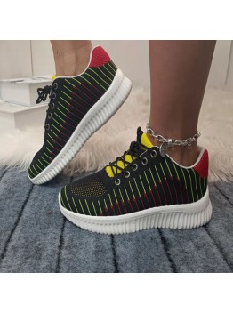 Plus Size Women Casual Lace  up Comfy Breathable Running Shoes