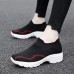 Women Mesh Slip On Lazy Platform Shoes